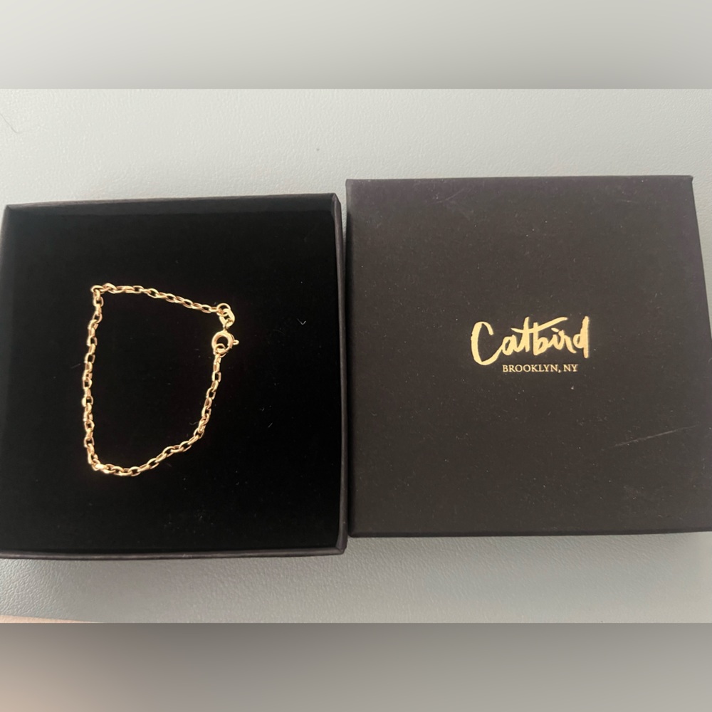 Catbird Gold Festoon Chain Bracelet